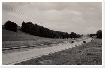 Die Strecke bei Rabenstein - Rottloff in Bau 1939