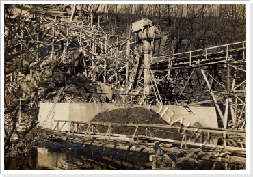 Fundament für Pfeiler 1 am 16.03.1938