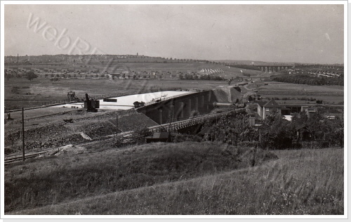 Chemnitztalbrücke in Bau