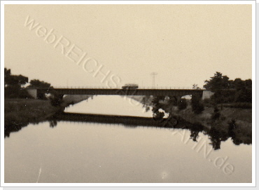 Brücke über den Saale - Elster - Kanal um 1950