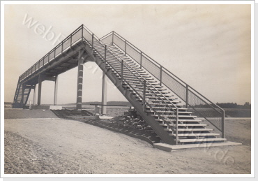 Fußwegüberführung in Bau 14.04.1936