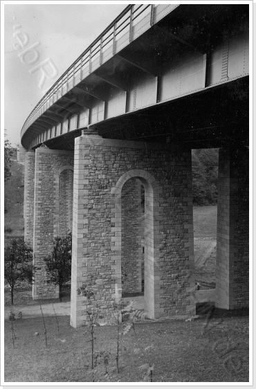 Hirschfeldtalbrücke 28.09.1937 Blick Richtung Dresden