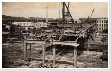 Baustelle am 14.08.1937