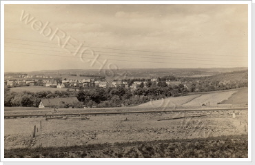 Blick von der Reichsautobahn auf Plauen 30.05.1935