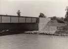 August 1936 Blick auf das nachträglich verbreiterte östliche Widerlager