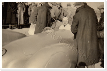 Rekordversuch von Rudolf Caracciola im Februar 1939